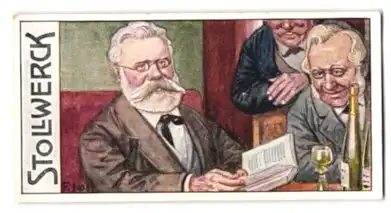 Sammelbild Stollwerck`s Deutsche Alpenmilch-Schokolade Allgäu, Fritz Reuter