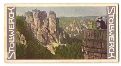 Sammelbild Gebrüder Stollwerck AG, Blick von der Bastei