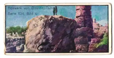 Sammelbild Gartmann Schokolade, Bollwerk von Ollantay-Tampu