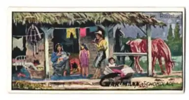 Sammelbild Gartmann Schokolade, Im Rancho