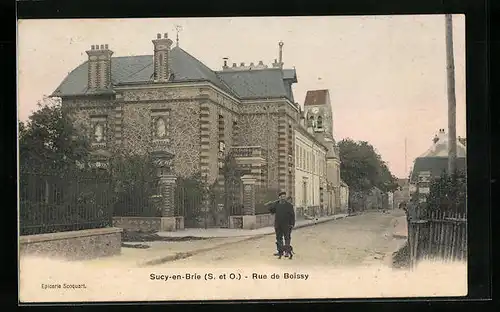 AK Sucy-en-Brie, Rue de Boissy