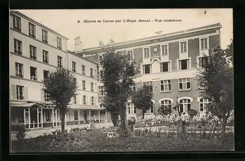 AK L`Hay-les-Roses, Oeuvre de Larue - vue intèrieure