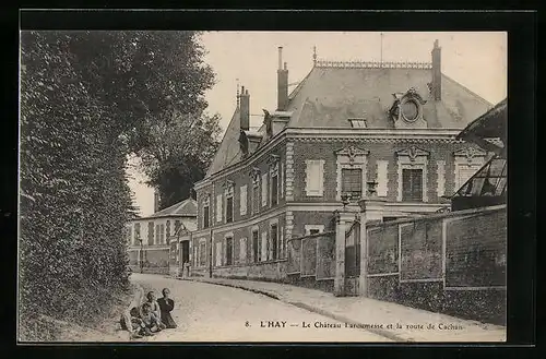AK L`Hay, Le Chateau Laroumesse et la route de Cachan