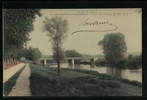 AK Saint-Maur-la-Varenne, Pont du Chemin de Fer