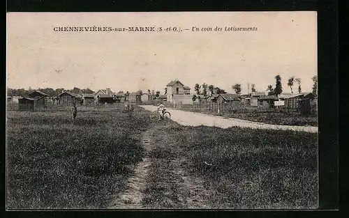 AK Chennevières-sur-Marne, Un coin des Lotissements