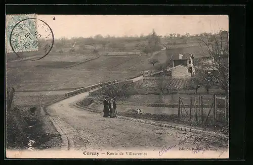 AK Cercay, Route de Villecresnes