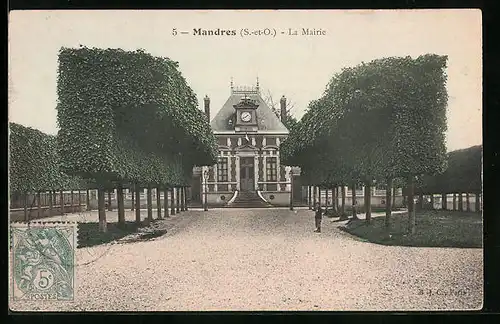 AK Mandres, La Mairie