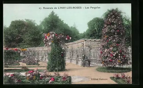 AK L`Hay-les-Roses, Roseraie-Les Pergolas