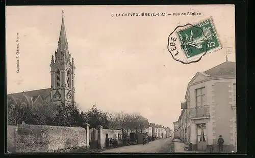 AK La Chevrolière, Rue de l`Eglise