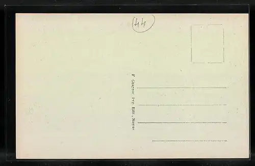 AK Nantes, Rètablissement des processions en 1921 - A la Sortie de la Cathèdrale