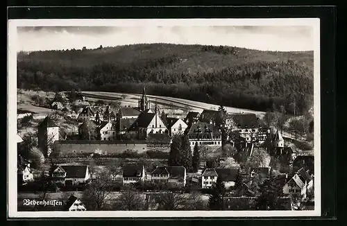 AK Bebenhausen, Ortsansicht aus der Vogelschau