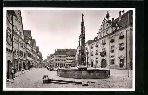 AK Rottenburg a. Neckar, Marktplatz