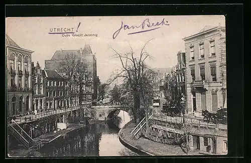 AK Utrecht, Oude Gracht Jansbrug