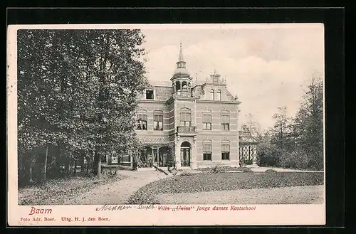 AK Baarn, Villa Unica, Jonge dames Kostschool