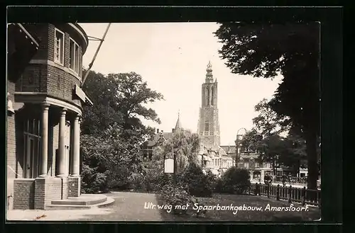 AK Amersfoort, Utr. weg met Spaarbankgebouw