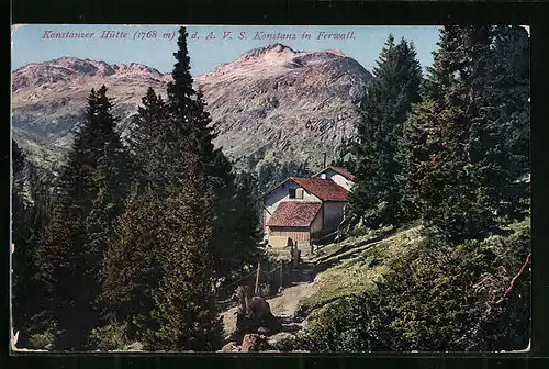 AK Konstanzer Hütte, Berghütte der A. V. S. Konstanz in Ferwall