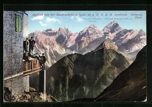 AK Innsbruckerhütte, Berghütte der Ö. T. K. S. Innsbruck im Stubaital