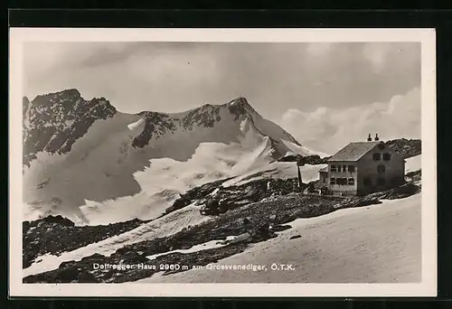 AK Defreggerhaus, Berghütte am Grossvenediger