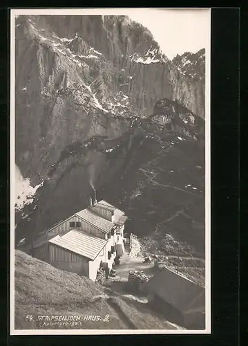 AK Stripsenjochhaus, Berghütte im Kaisergebirge