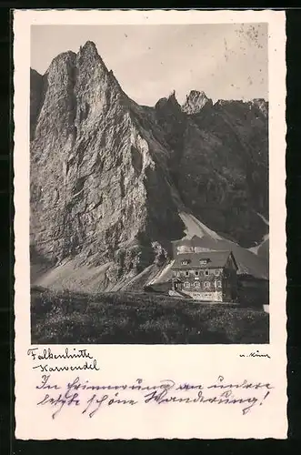 AK Falkenhütte, Berghütte im Karwendel