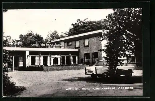 AK Witteveen, Hotel-Café Onder de Hoge Dennen