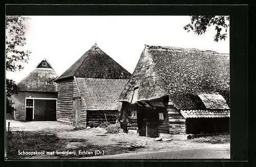 AK Echten, Schaapskooi met boerderij