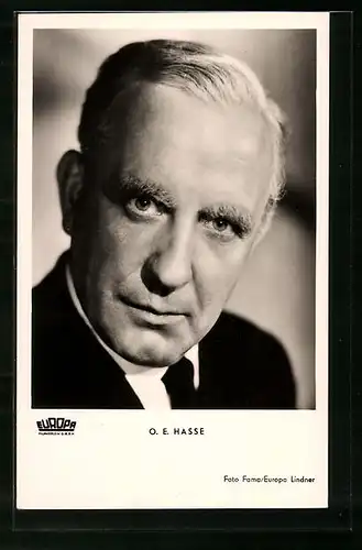 AK Schauspieler O. E. Hasse in dem Film Canaris