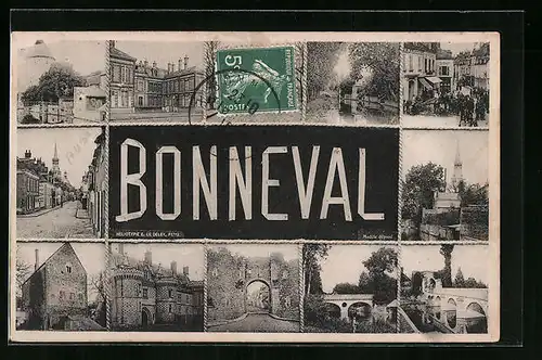 AK Bonneval, Stadtansichten