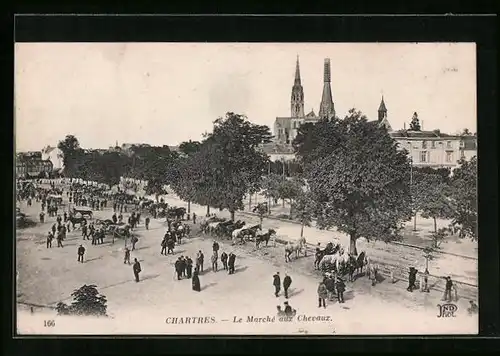 AK Chartres, le Marché aux Chevaux