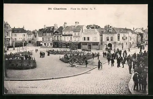 AK Chartres, Place des Halles