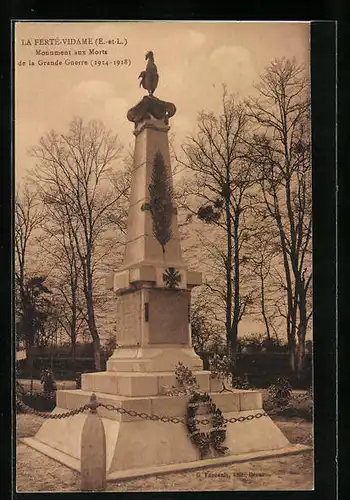 AK La Ferte-Vidame, Monument aux Morts