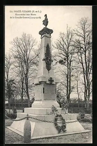 AK La Ferte-Vidame, Monument aux Morts