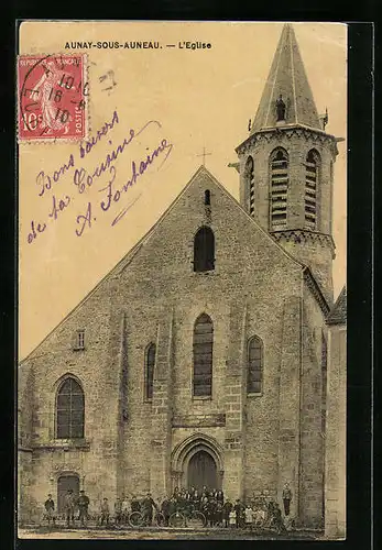 AK Aunay-sous-Auneau, L`Eglise