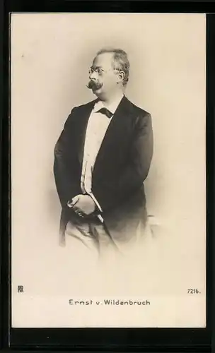 AK Portrait des Schriftstellers Ernst v. Wildenbruch