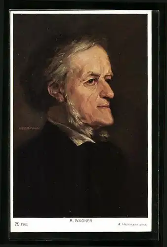 Künstler-AK Portrait Richard Wagner