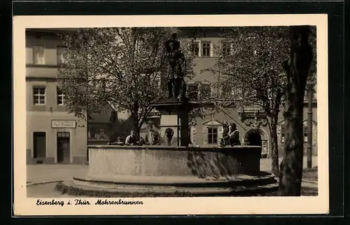 AK Eisenberg i. Thür., am Mohrenbrunnen