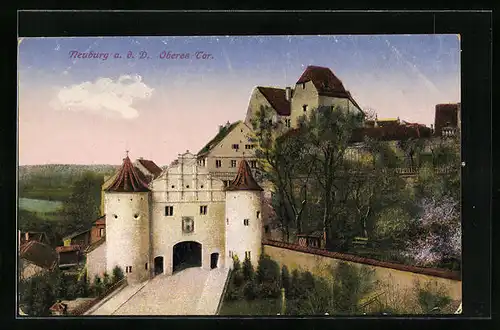 AK Neuburg a. d. D., Oberes Tor