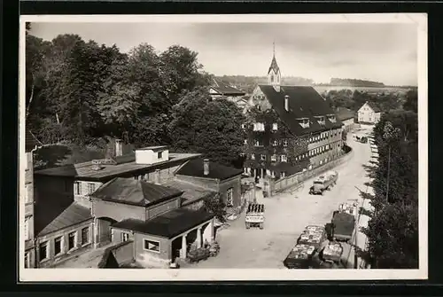 AK Göppingen, Mineralsprudel aus der Vogelschau