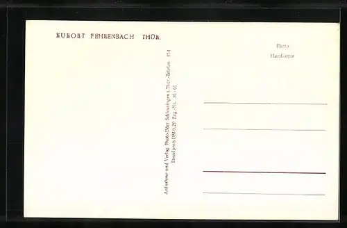 AK Fehrenbach / Thür., Totalansicht