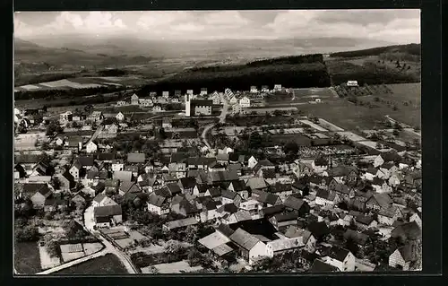 AK Oberzeuzheim / Westerwald, Totalansicht, Luftbild