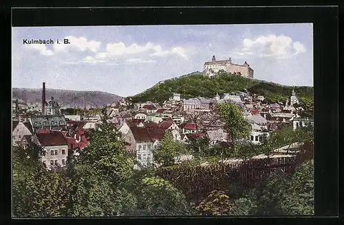 AK Kulmbach i. B., Gesamtansicht mit Schloss