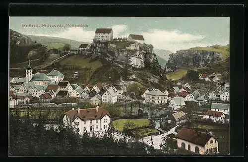 AK Pottenstein / Fränk. Schweiz, Gesamtansicht