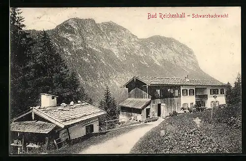 AK Bad Reichenhall, Partie mit Schwarzbachwacht