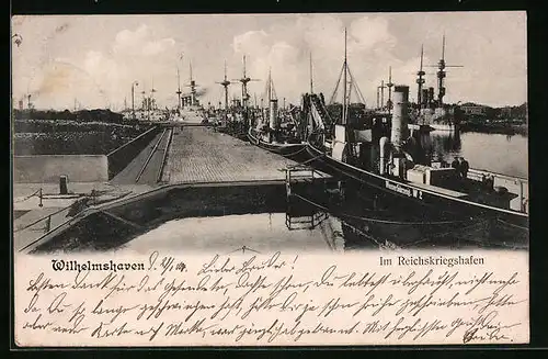 AK Wilhelmshaven, Im Reichskriegshafen