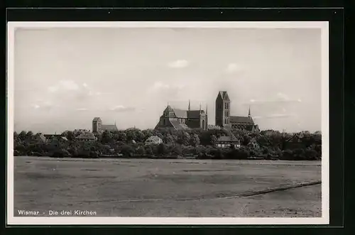 AK Wismar, Die drei Kirchen