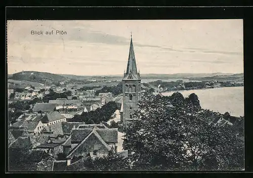 AK Plön, Gesamtansicht aus der Vogelschau