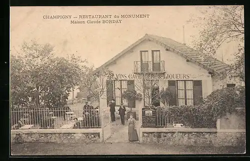 AK Champigny, Restaurant du Monument, Maison Claude Borday