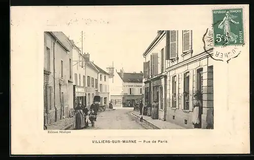 AK Villiers-sur-Marne, Rue de Paris