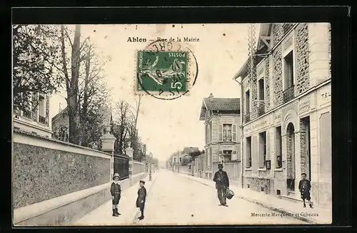 AK Ablon, Rue de la Mairie