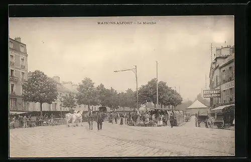 AK Maisons-Alfort, Le Marchè